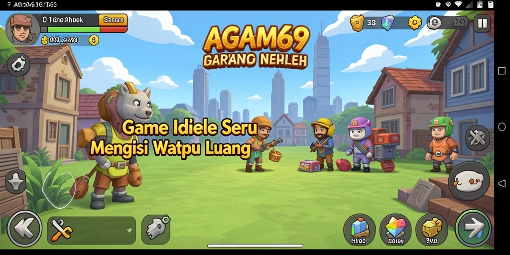 Tangkapan layar gameplay AGAM69 yang menampilkan fitur manajemen sumber daya yang seru.