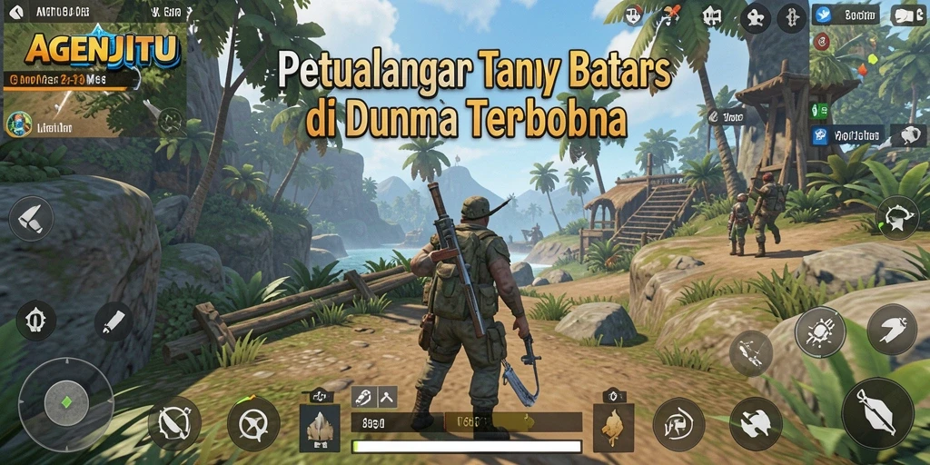 Tampilan gameplay AGENJITU menampilkan dunia terbuka yang luas dan dinamis.