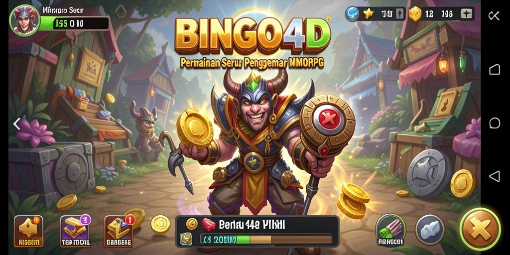Gameplay seru dan interaktif dari BINGO4D yang penuh petualangan.