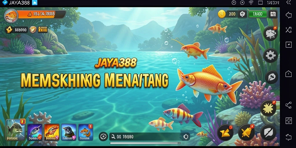 Tangkapan ikan yang besar di tengah lautan yang indah.