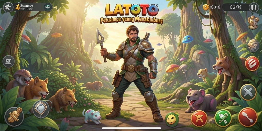 Tampilan gameplay LATOTO dengan petualangan seru dan grafik menawan.