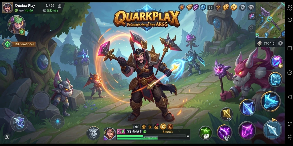 Tampilan gameplay yang seru dan menarik dari QUARKPLAY.