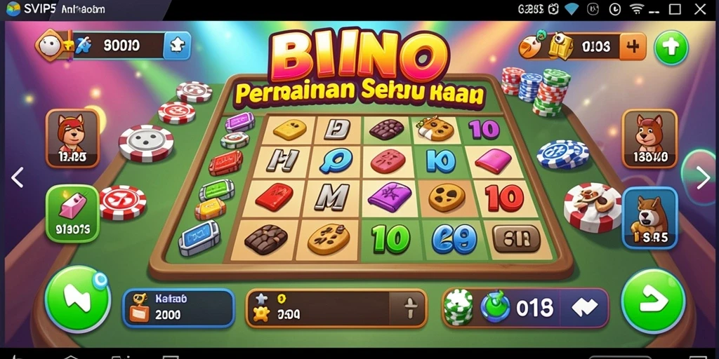 Tampilan gameplay seru dari SVIP5 yang penuh warna.
